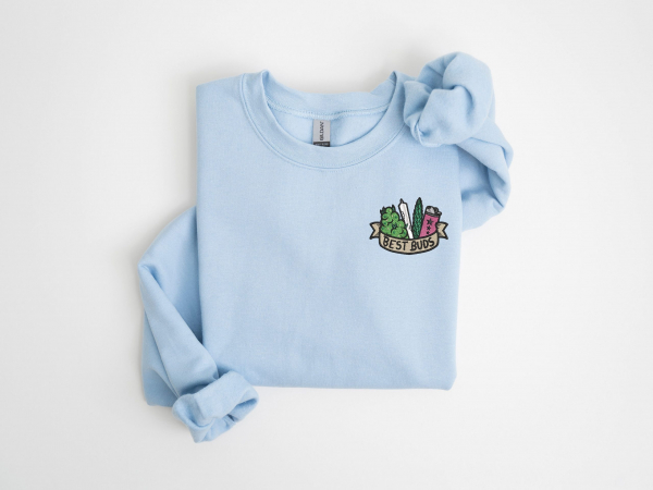 Best Buds Embroidered Sweatshirt  420 Embroidery Shirt  Blunt Shirt  Cannabis Clothing For Stoners Shirt  Marijuana Shirt  Smoking Shirt - Image 3