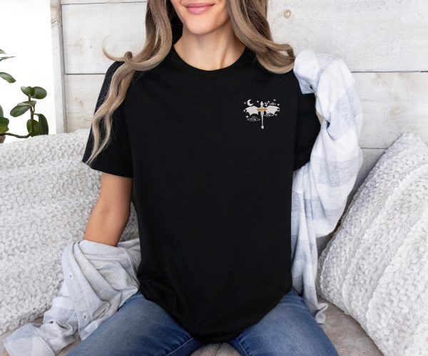 Fantasy Book Embroidery Sweatshirt  Book Lover Gift Shirt  Dragon Fantasy Embroidery Tshirt  The Night Court Shirt  The Bat Boys Embroidered - Image 5