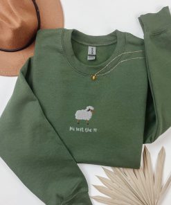 Lost Sheep Sweatshirt | Bible Verse Sweater | Embroidered Christian Crewneck | Jesus Leaves The 99 | Christianity Shirt Gift | Jesus Parable