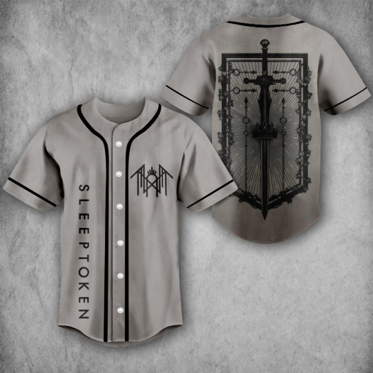 Sleep Token Emergence Baseball Jersey, New Song Concert Tour, Even In Arcadia Album Merch, Unisex Oversize Rock Band Baseball Jersey, Gift For Rock Music Lovers