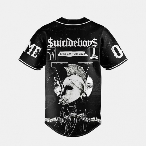 $uicideboy$ G59 Baseball Jersey, Personalized $uicideboy$ Merch Shirt, Greyday Tour Shirt, City Morgue Tshirt, Music Tour Gift