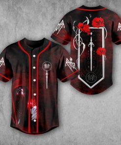 Sleep Token "Damocles Crest" Red Roses Baseball Jersey, Even In Arcadia Album Merch, Unisex Oversize Rock Band Washed Heavyweight Cotton T-shirt, Gift For Rock Music Lovers