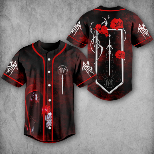 Sleep Token "Damocles Crest" Red Roses Baseball Jersey, Even In Arcadia Album Merch, Unisex Oversize Rock Band Washed Heavyweight Cotton T-shirt, Gift For Rock Music Lovers