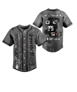 $uicideboy$ I'm Not Dead Baseball Jersey Shirt, G59 Band Baseball Jersey Shirt,  Gift for Fans Music