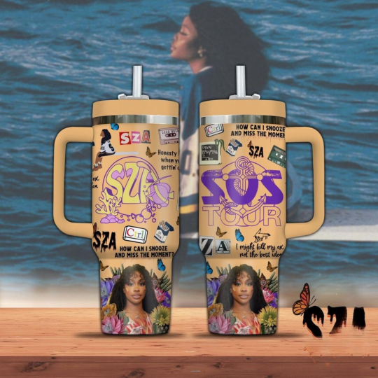 SZA The SOS Tour Is The Second Concert Tour And First Arena Stanley Tumbler 40oz
