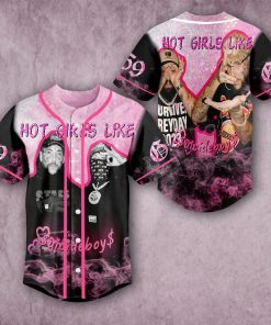 Hot Girls Like $uicideboy$ Baseball Jersey, G59 Merch, Music Tour 2025 Gift