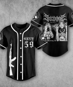 $uicideboy$ Baseball Jersey Shirt, G59 Band Jersey Shirt,  Gift for Fans Music, Gothic Grunge Aesthetic