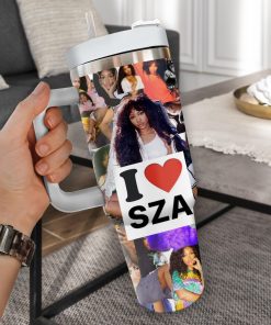 I Love SZA 40oz Tumbler for Cold & Hot Drinks, Music Lover Gift