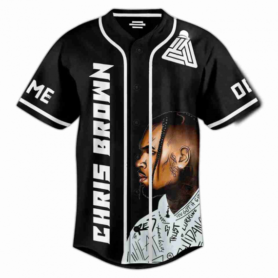 Chris Brown Play No Games Personalized Baseball Jersey