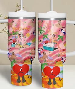 Bad Bunny Music Custom Stanley Cup 40 oz 30 oz Tumbler With Handle