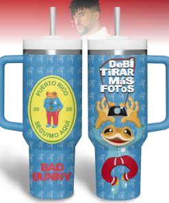 Bad Bunny DTMF 40 oz 30 oz Tumbler With Handle