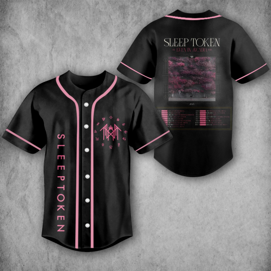 Retro Limited Sleep Token Baseball Jersey Gothic Punk Emo Grunge Jersey S-5XL