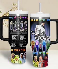 Chris Brown Music 40 oz 30 oz Tumbler With Handle