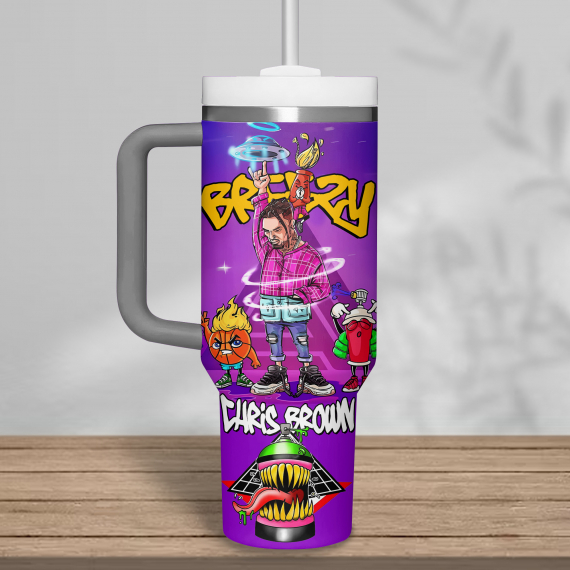 Chris Brown Concert 40 oz 30 oz Tumbler With Handle