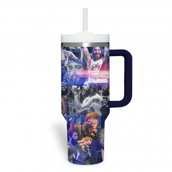 Post Malone Merch 40 oz 30 oz Tumbler With Handle