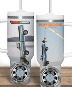 Post Malone Country Music 40 oz 30 oz Tumbler With Handle