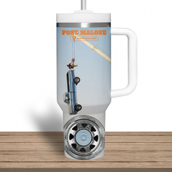 Post Malone Country Music 40 oz 30 oz Tumbler With Handle