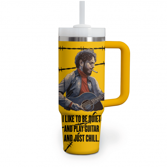 Post Malone- Posty Music 40 oz 30 oz Tumbler With Handle