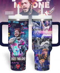 Post Malone Merch 40 oz 30 oz Tumbler With Handle
