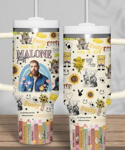 Post Malone - Post Merch 40 oz 30 oz Tumbler With Handle
