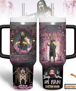 Sleep Token Music Custom Name 40 oz 30 oz Tumbler With Handle