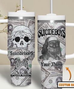 Suicideboys Dark Vibe 40 oz 30 oz Tumbler With Handle