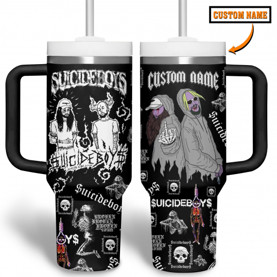 Custom Name - Suicideboys Music 40 oz 30 oz Tumbler With Handle