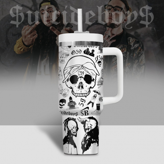 Suicideboys G59 Movies 40 oz 30 oz Tumbler With Handle