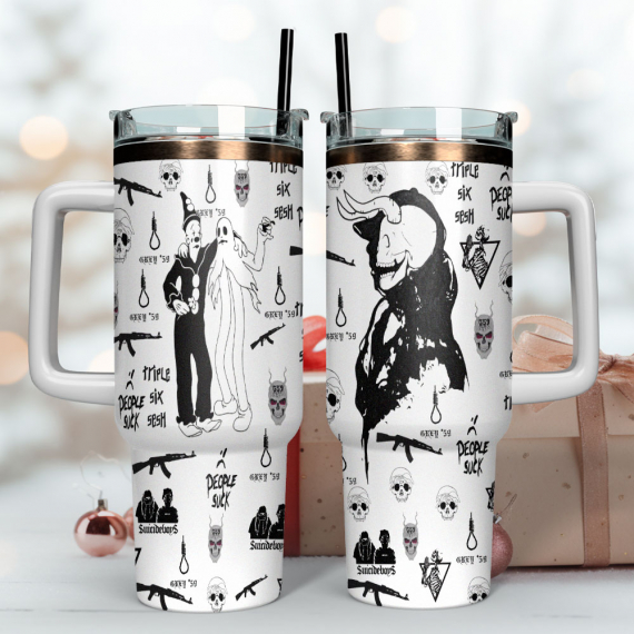 Grey 59 - Suicideboys Music 40 oz 30 oz Tumbler With Handle