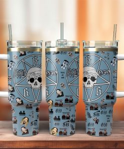 Suicideboys Inspired Tumbler – 40oz Stainless Steel Travel Mug with Handle