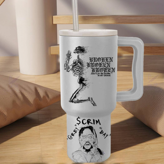 Suicideboys Music 40 oz 30 oz Tumbler With Handle