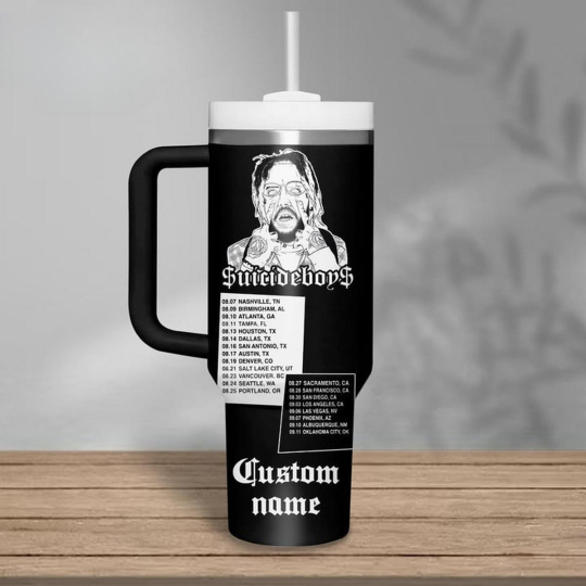 Suicideboys Music 40 oz 30 oz Tumbler With Handle - Image 2