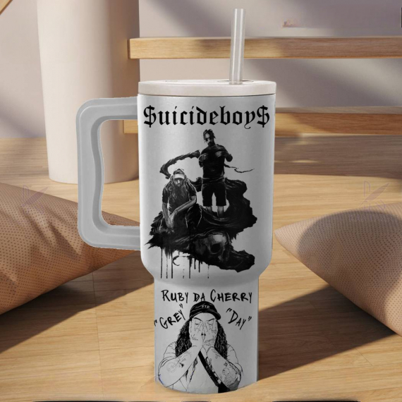 Suicideboys Music 40 oz 30 oz Tumbler With Handle