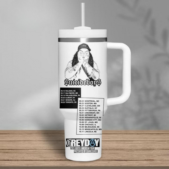 Suicideboys Music 40 oz 30 oz Tumbler With Handle