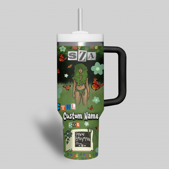 SZA Music Custom Name 40 oz 30 oz Tumbler With Handle