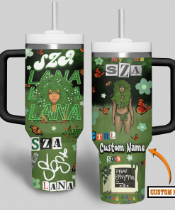 SZA Music Custom Name 40 oz 30 oz Tumbler With Handle