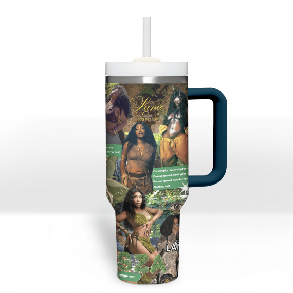 SZA Fans Tumbler 40 oz 30 oz  with Handle, Gift Idea