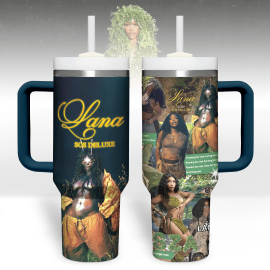 SZA Fans Tumbler 40 oz 30 oz  with Handle, Gift Idea