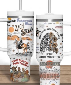 Zach Bryan Retro 40 oz 30 oz Tumbler With Handle