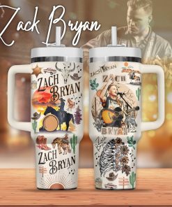 Zach Bryan Vibes 40 oz 30 oz Tumbler With Handle