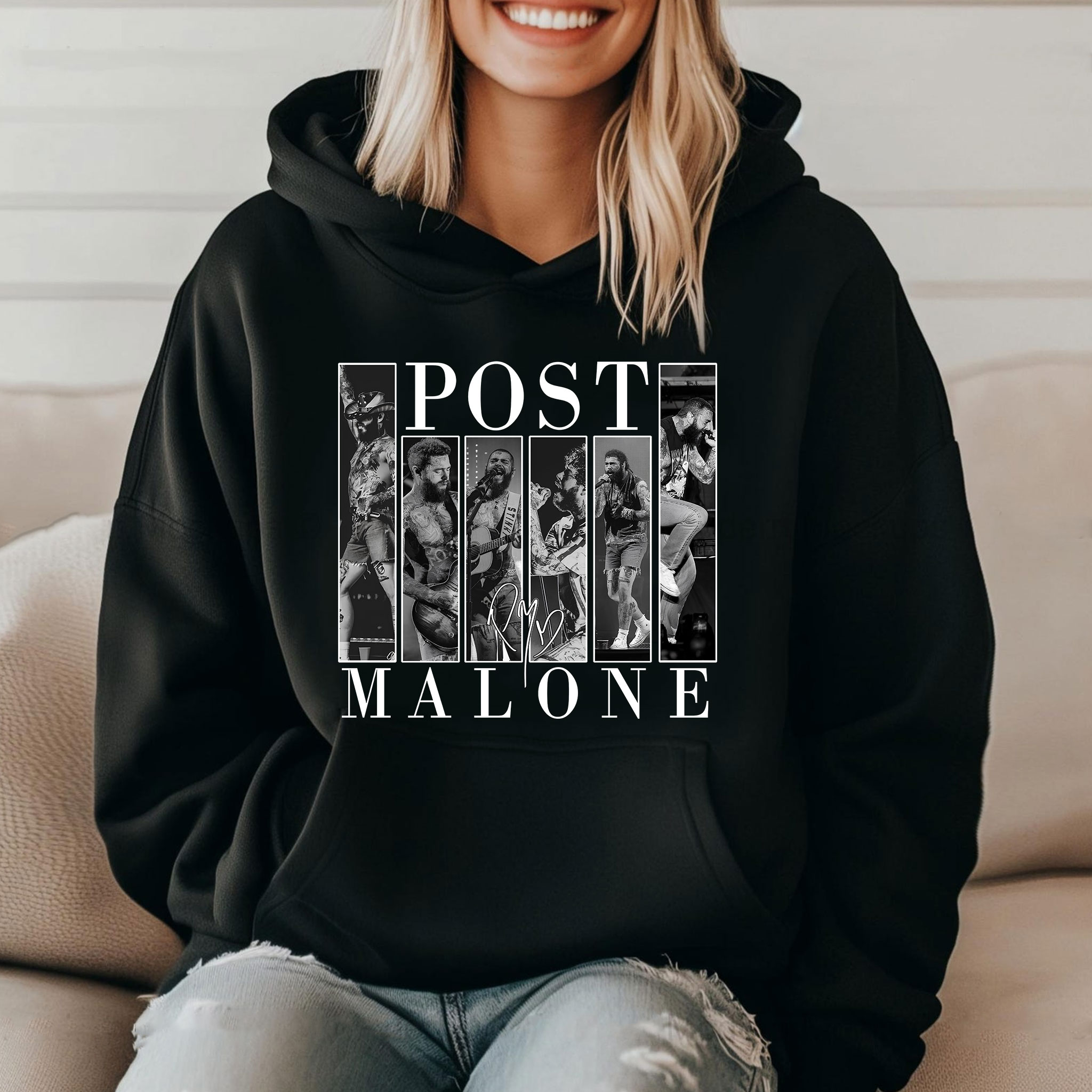 Vintage Post Malone Shirt, Country Concert Outfit, Country Music Tee,Western Graphic Tee, Post Merch - Image 3