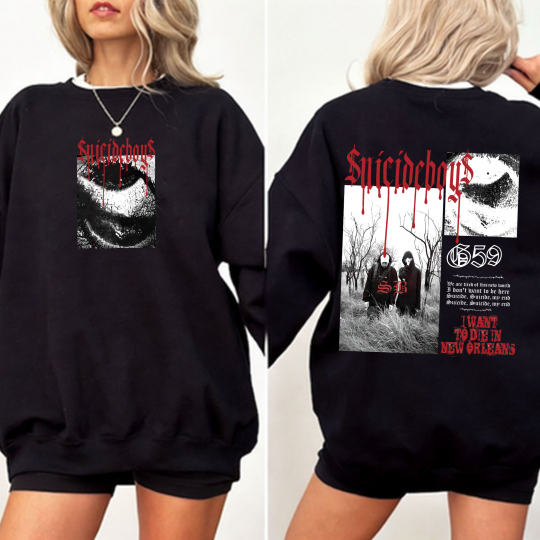 Suicideboys Unisex Shirt, I Want To Die In New Orleans, Ruby Da Cherry Shirt, Scrim Tee, Grey Day Tour, Suicide Boys Merch G59 - Image 3