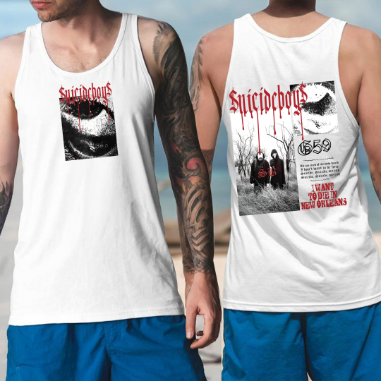 Suicideboys Unisex Shirt, I Want To Die In New Orleans, Ruby Da Cherry Shirt, Scrim Tee, Grey Day Tour, Suicide Boys Merch G59 - Image 4