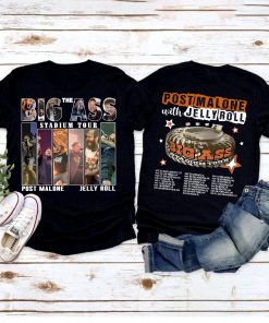 The Big Ass Stadium Concert Tour 2025 Post Malone and Jelly Roll Shirt