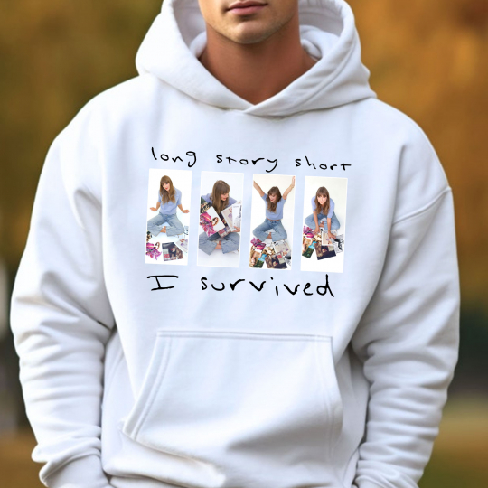 Taylor Swift Long Story Short I Survived Shirt - Image 4