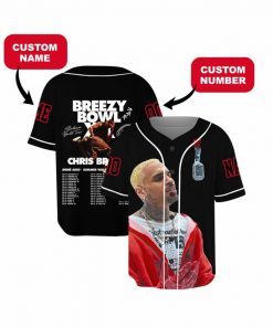 Personalized Chris Brown Tour Jersey, Breezy Bowl XX 2025 Shirt, Chris Brown Shirt, Breezy Bowl Tee