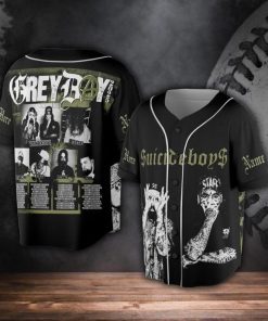 New Tour 2025 Grey Day Hip Hop Baseball Jersey, G59 Band Shirt $uicideboy$ Merch Shirt, Gift for fans