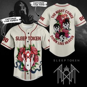 Custom Sleep Token Baseball Jersey For Fans Menswear Top Shirt Gift Men Boyfriend POLYESTER FANMADE ALL PRINT.