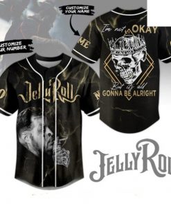 Jelly Roll Im Not Okay Baseball Jersey Limited Edition