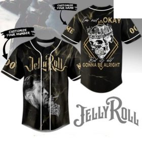 Jelly Roll Im Not Okay Baseball Jersey Limited Edition